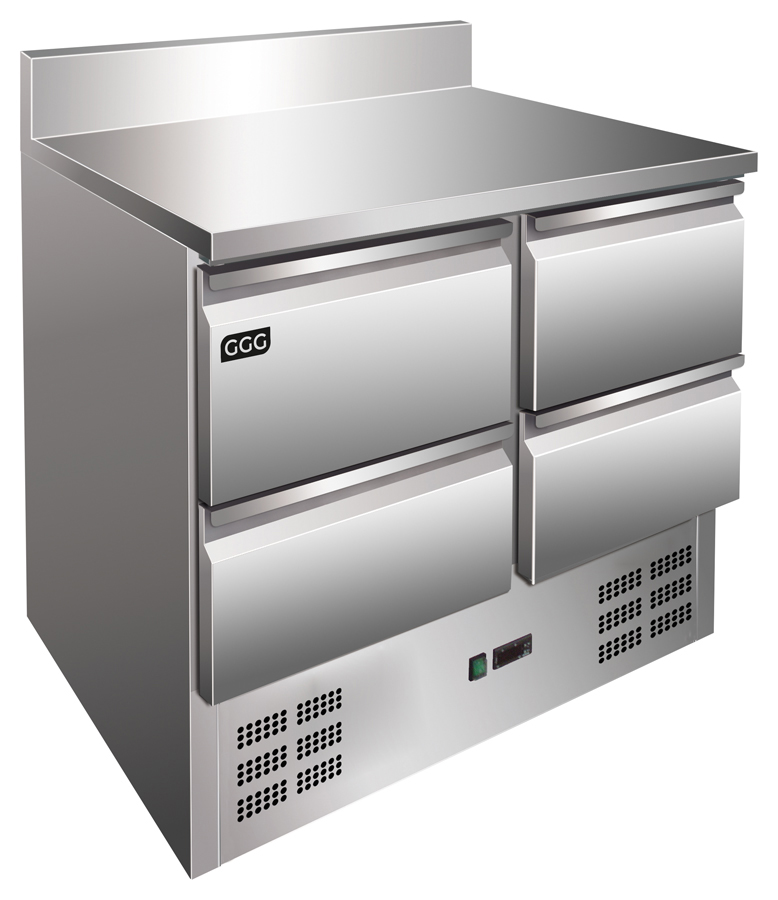 Mini- Kühltisch - KT- 2C4.01NS - 900x700x850