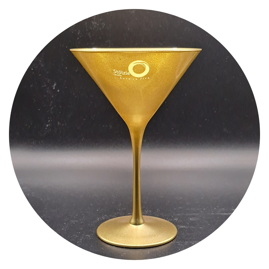 Custom - ELEMENTS Cocktailschale 24cl - gold - 24 Stück - Exclusiv