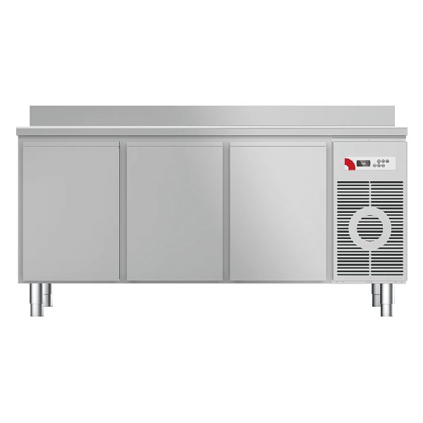 Kühltisch mit Arbeitsplatte aufgekantet KTF 3220 O Zentralkühlung