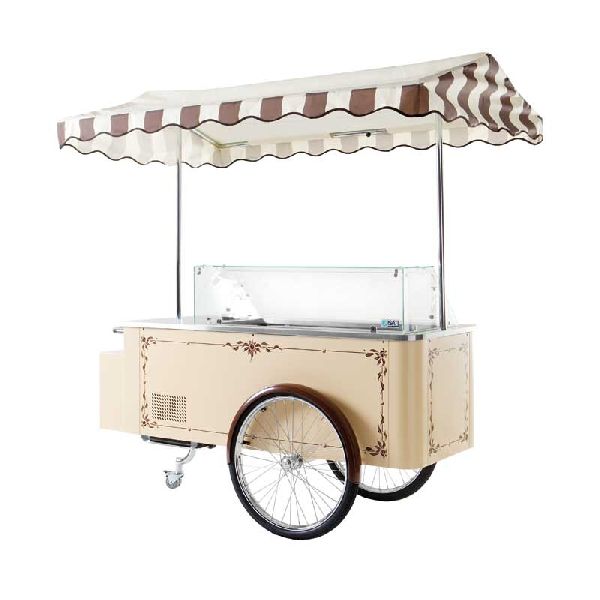 Speiseeiswagen - CARRETTINO WEISS