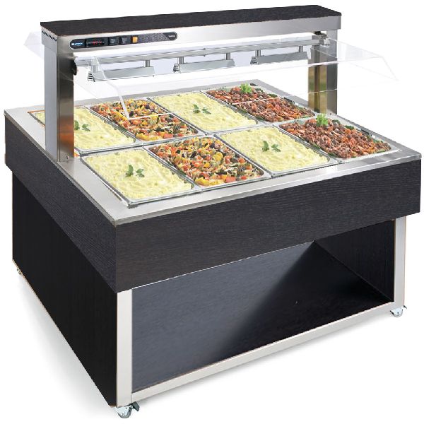 Bain-Marie Insel TR-RED SQUARE 8-1