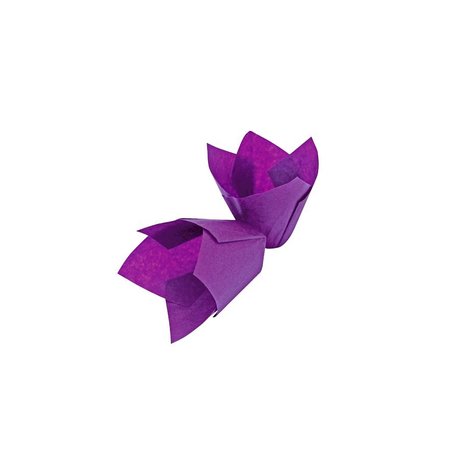 Muffinform Tulpe, violett