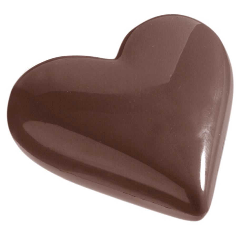Schokoladen Form - Herz 65 mm, Doppelform
