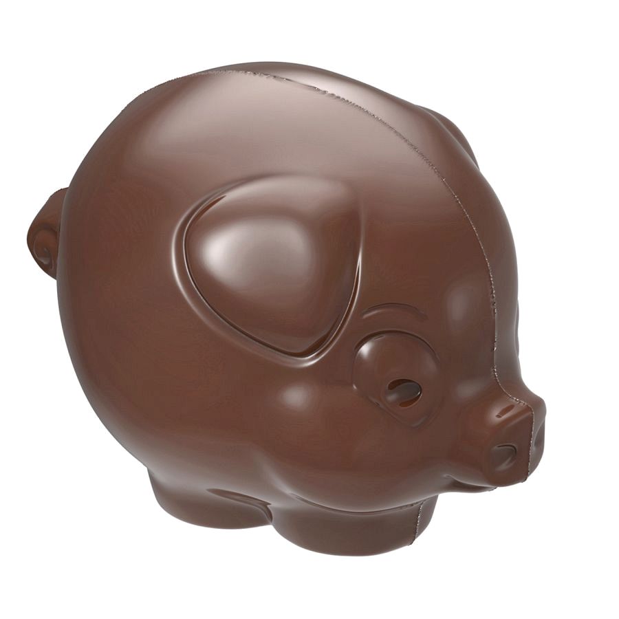 Schokoladen Form - Schwein, Doppelform