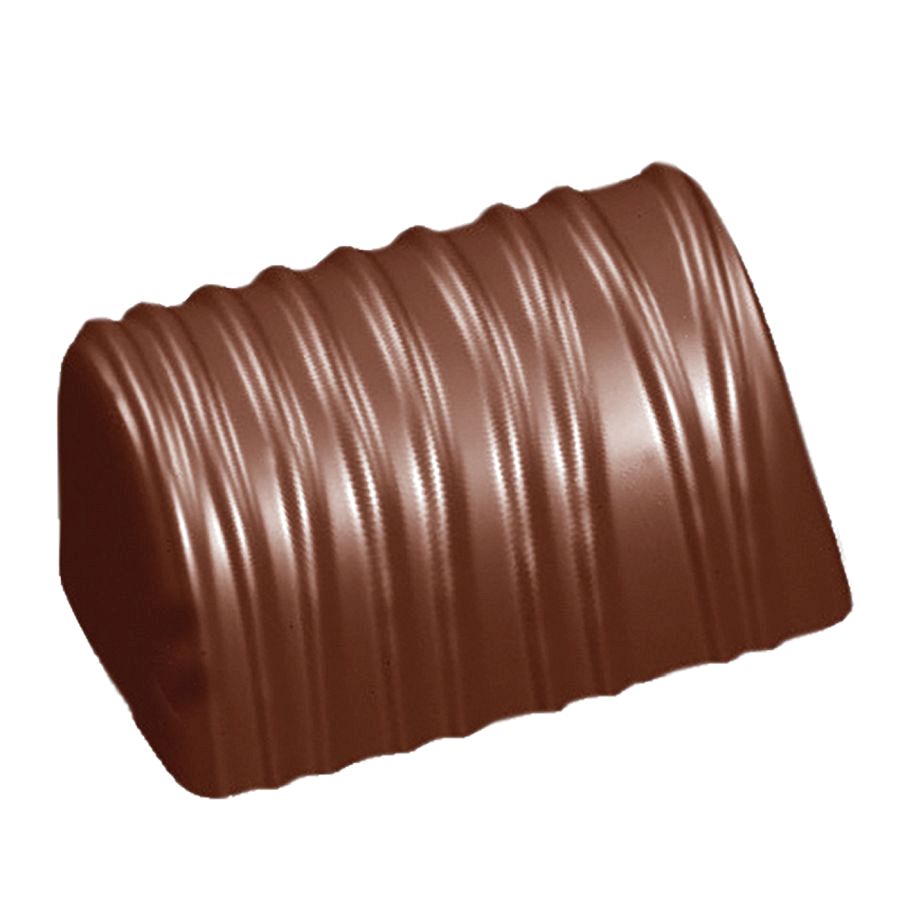 Schokoladen Form - Buche mit Streifen