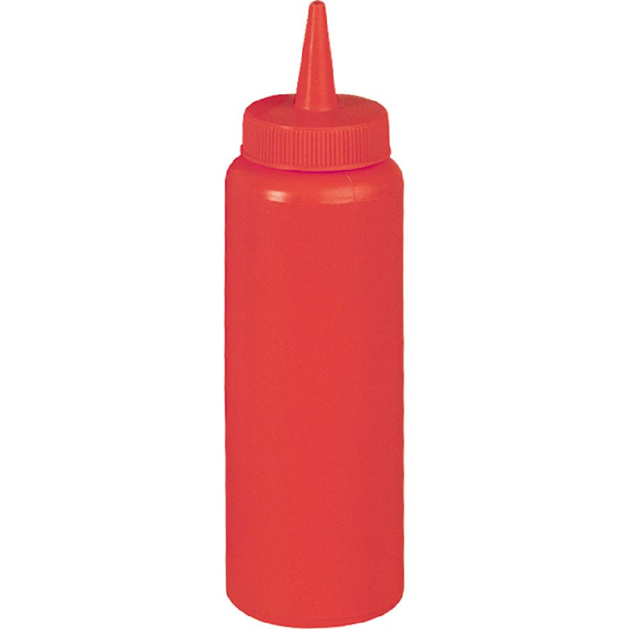 Quetschflasche rot - 0,35 Liter
