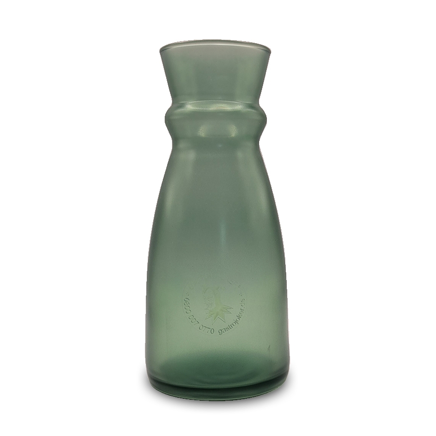 Custom - Fluid Frosted Green Karaffe 75cl - 24 Stück - Exclusiv