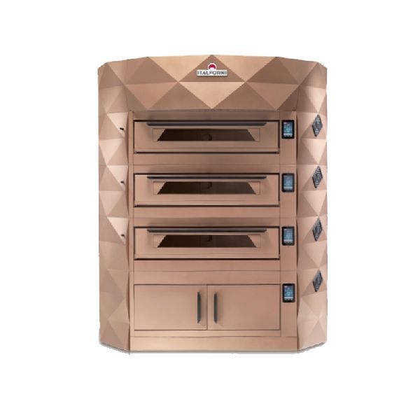 DIAMOND Pizzaofen Zentral - 3x Backkammer (Bronze)