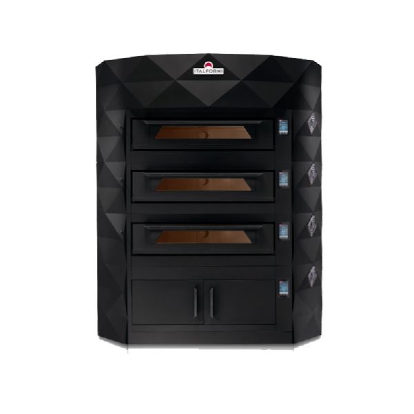 DIAMOND Pizzaofen Zentral - 3x Backkammer (Black)