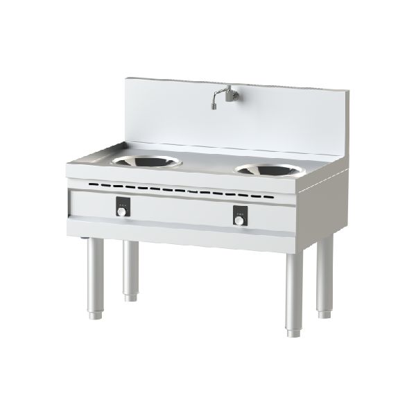 Wokherd 2 Brenner Wand-Modell je 8 kW