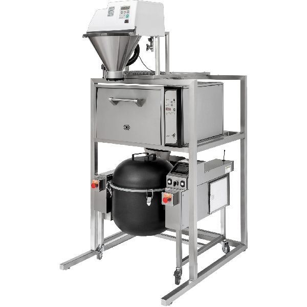 Reismaschinen komplett Aufbau - inkl Ofen, Mixer, Wascher und Gestelle