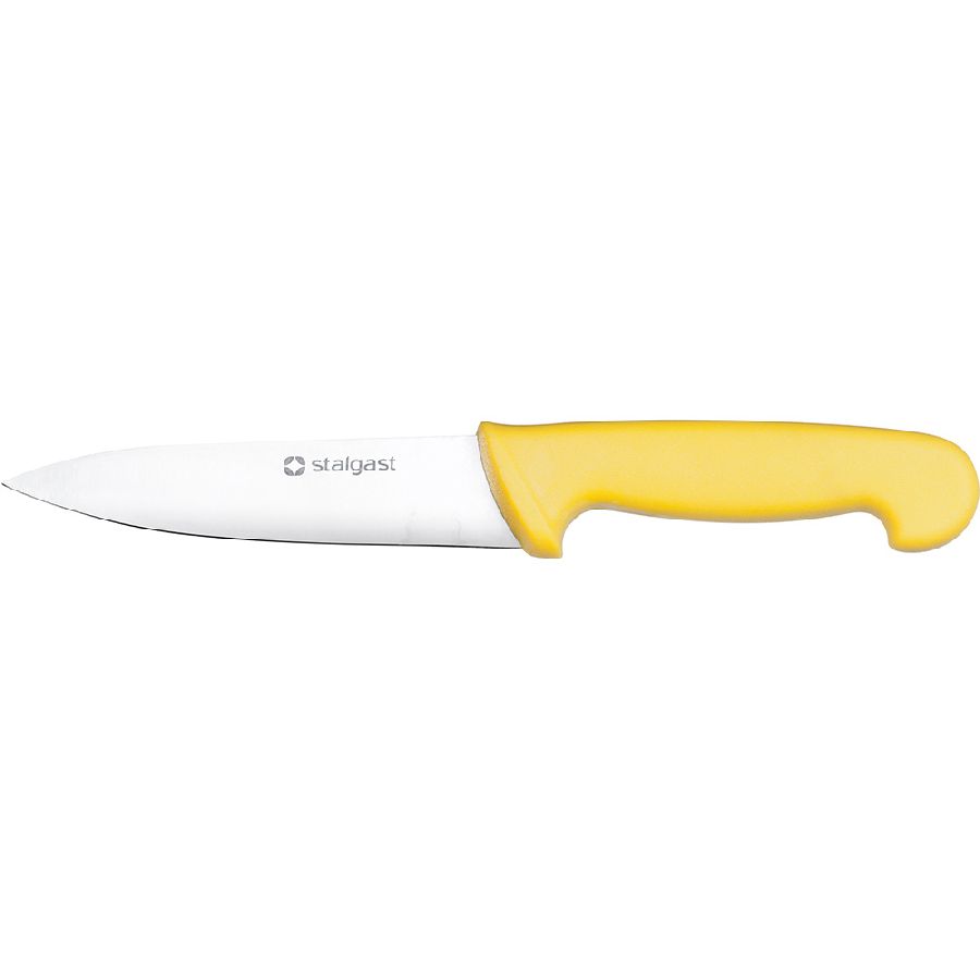 Stalgast Küchenmesser - Griff gelb - 16 cm