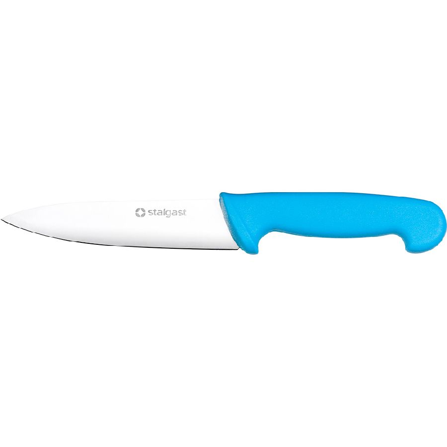 Stalgast Küchenmesser - Griff blau - 16 cm