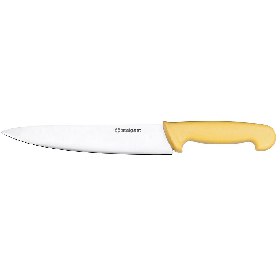 Stalgast Küchenmesser - Griff gelb - 22 cm