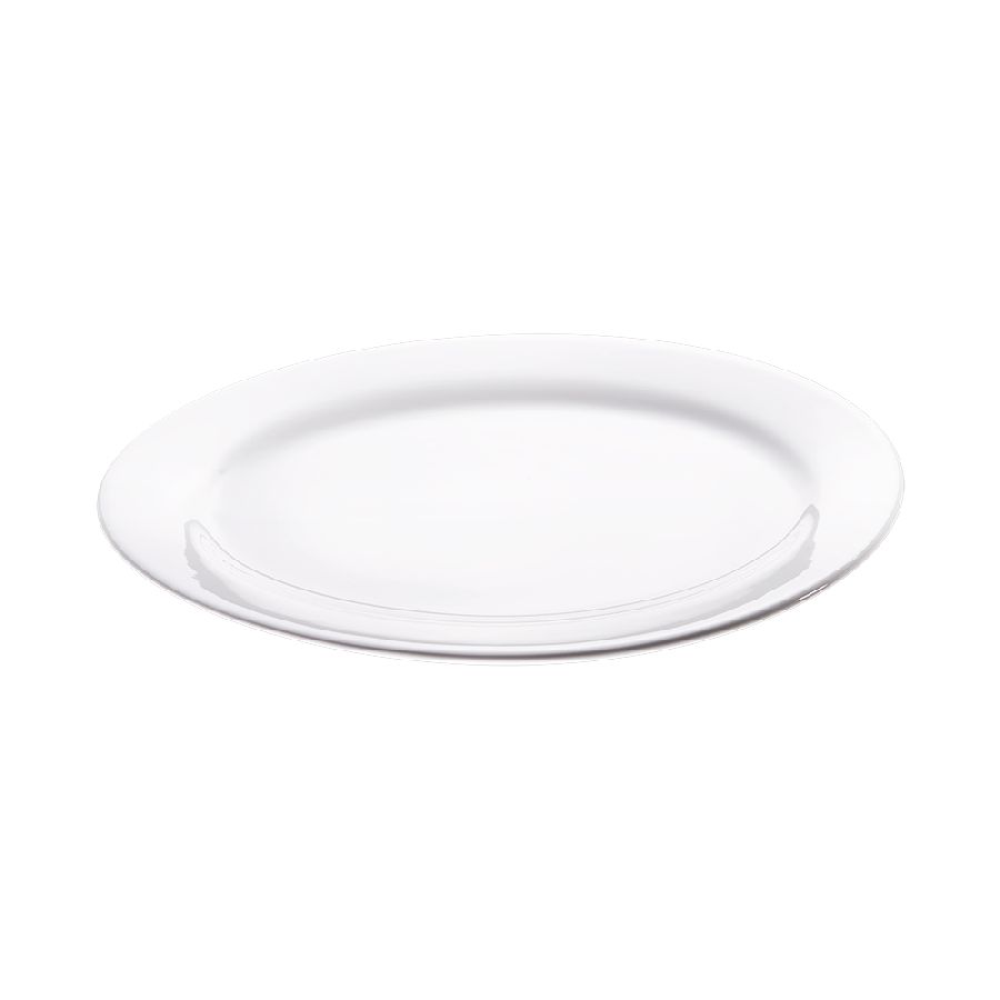 Serie Isabell Platte mit Fahne oval 295x210mm 