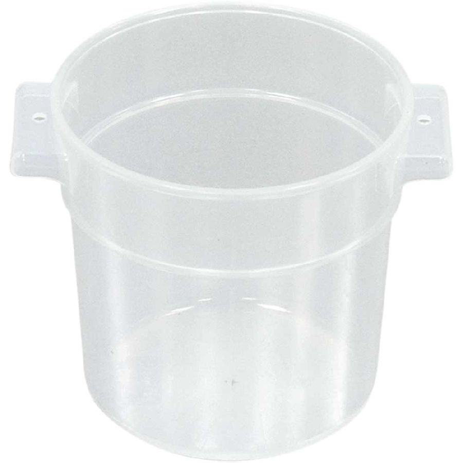 Vorratsbehälter rund - transparent - 1 Liter
