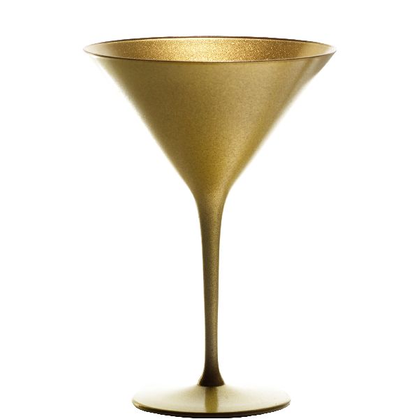 ELEMENTS Cocktailschale 24cl - gold - 6 Stück