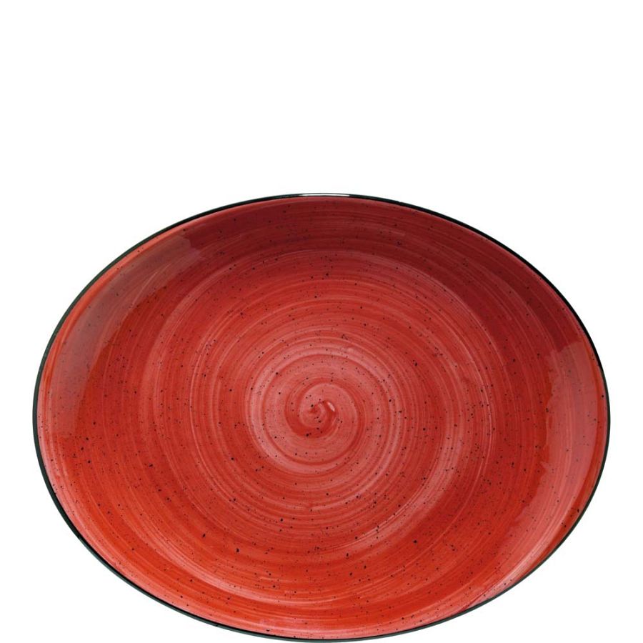 Aura Passion Moove Platte oval 31x24cm - 6 Stück