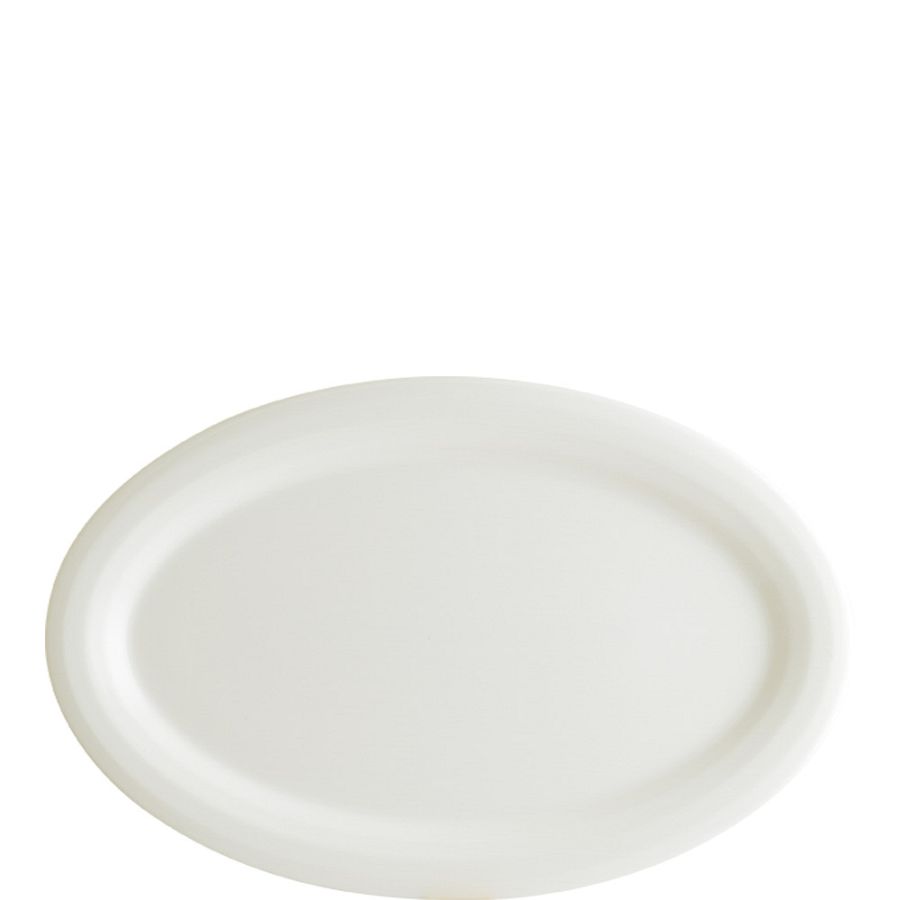 Halo Cream Platte oval 22cm - 12 Stück