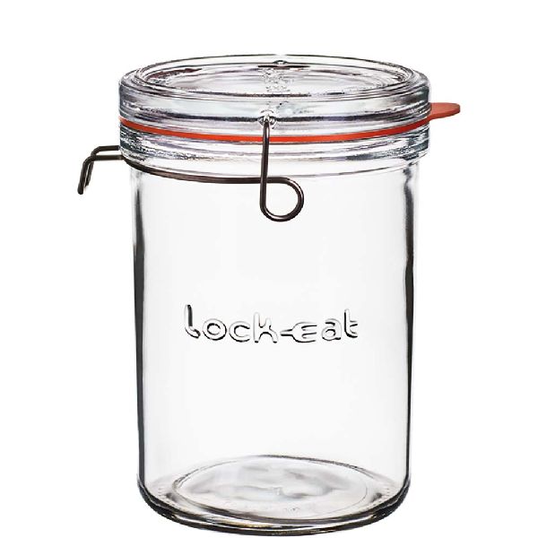 Lock - Eat XL Einmachglas mit Deckel 100cl - 6 Stück